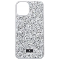 Чехол-накладка Swarovski для iPhone 14 Pro Max (Белый)